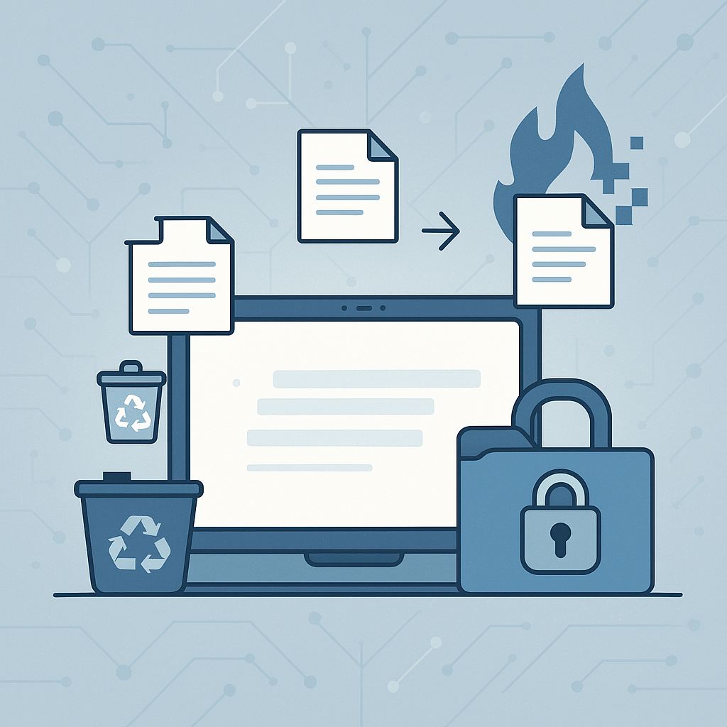 La Importancia de Destruir Archivos Periódicamente: Seguridad, Cumplimiento y Eficiencia